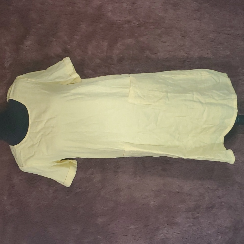 Draper's & Damon's Yellow Shirt Dress